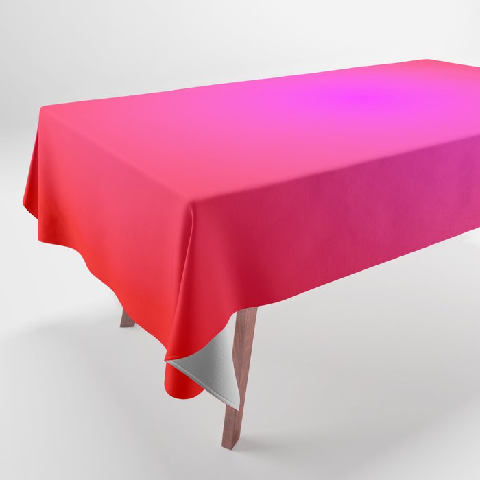 Red Magenta Radial Gradient Tablecloth Gallery Image 1
