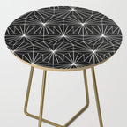 Hexagonal Pattern - Black Concrete Side Table Gallery Image 2