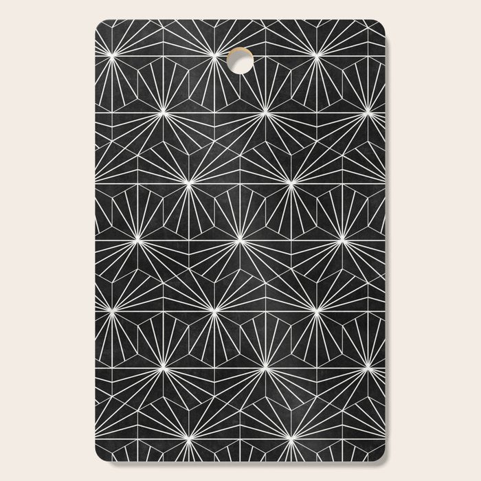 Hexagonal Pattern - Black Concrete Cutting Board Gallery Image 1
