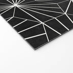 Hexagonal Pattern - Black Concrete Welcome Mat Gallery Image 2
