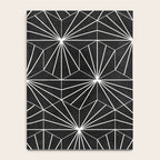 Hexagonal Pattern - Black Concrete Notebook Gallery Image 4