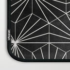 Hexagonal Pattern - Black Concrete Laptop Sleeve Gallery Image 3