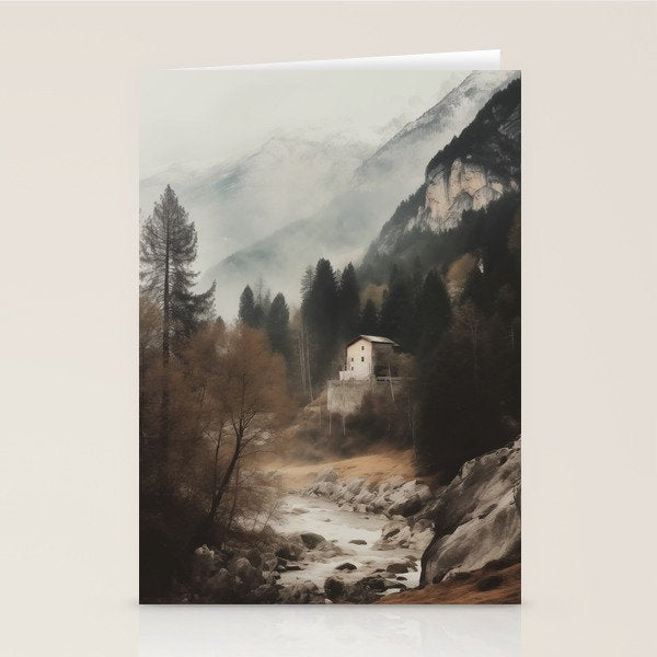 Forest Cottage II Stationery Card Gallery Image 2
