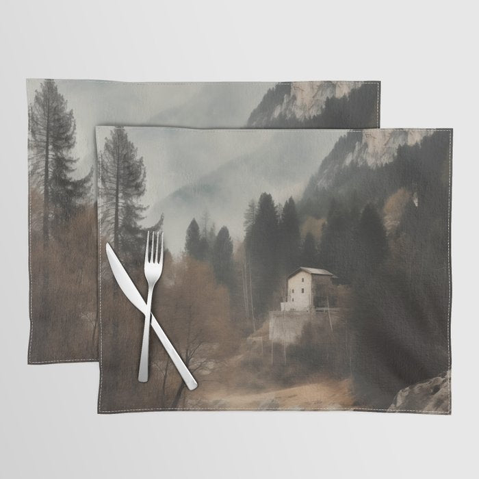 Forest Cottage II Placemat Gallery Image 1