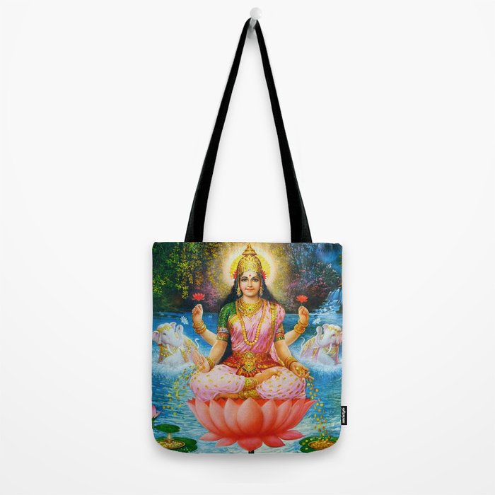 Goddess Lakshmi Hindu Tote Bag Gallery Image 2