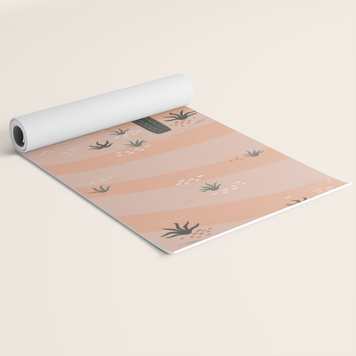 Cacti Desert Landscape Yoga Mat Gallery Image 2