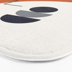 Autumn Rhythm - Geometric Modern Art Bath Mat Gallery Image 3