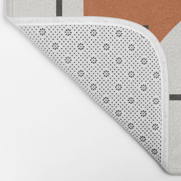 Autumn Rhythm - Geometric Modern Art Bath Mat Gallery Image 2