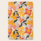 Abstract vintage flower art pattern Cutting Board Gallery Image 1