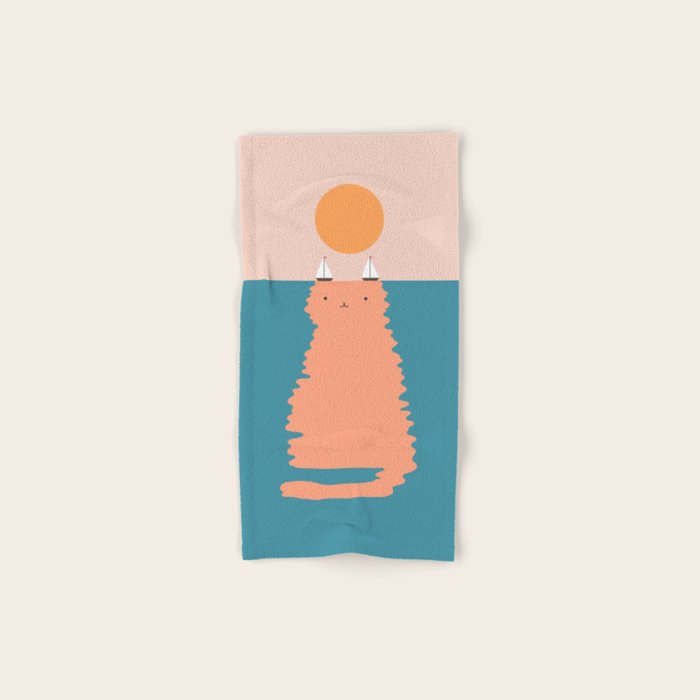 Cat Landscape 170 Bath Towel Gallery Image 1