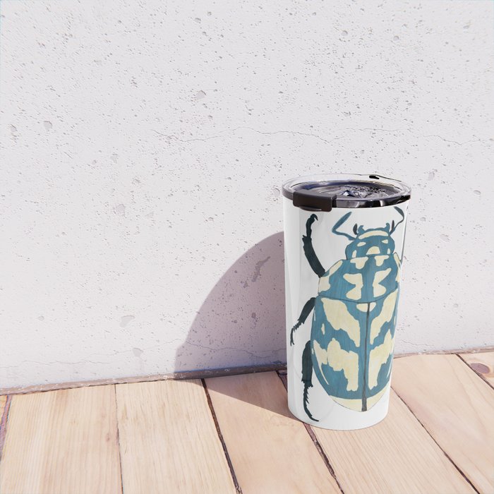 Blue beetle insect Travel Mug Gallery Image 4