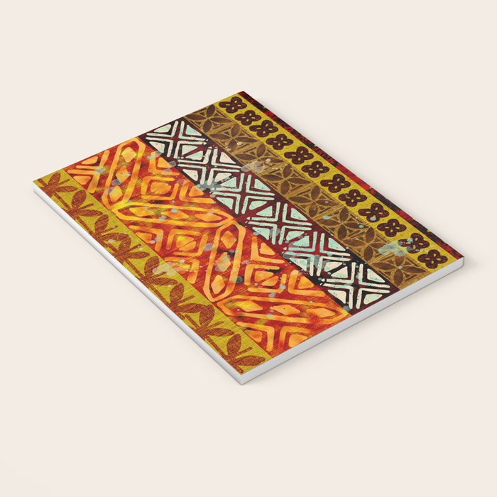 Vintage Hawaii Barkcloth Beachy design 204a Notebook Gallery Image 3