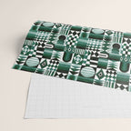 Geometric Tapestry - Green Wrapping Paper Gallery Image 2