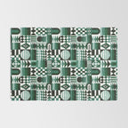 Geometric Tapestry - Green Rug Gallery Image 2