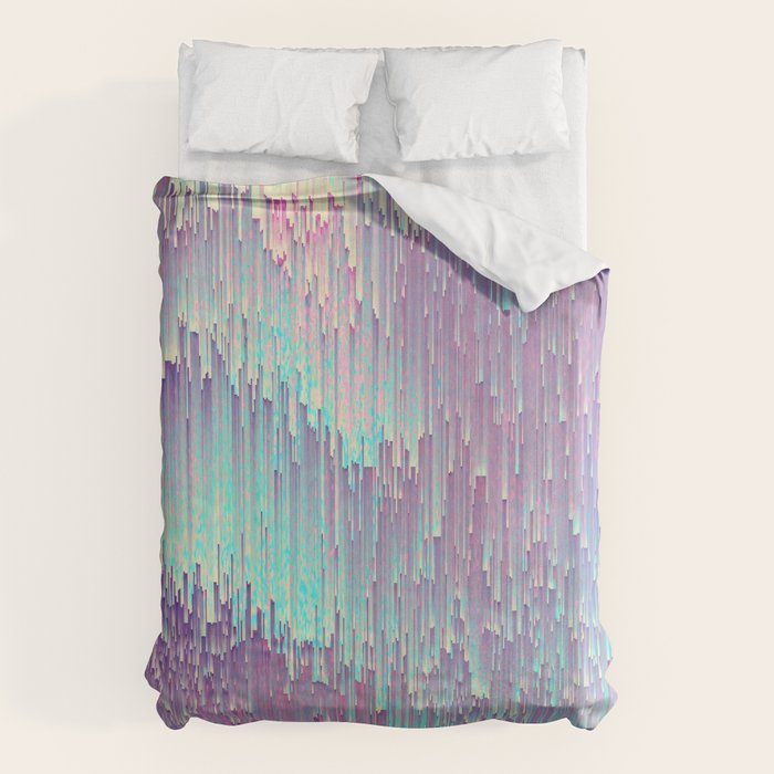 Iridescent Glitches Duvet Cover Gallery Image 6