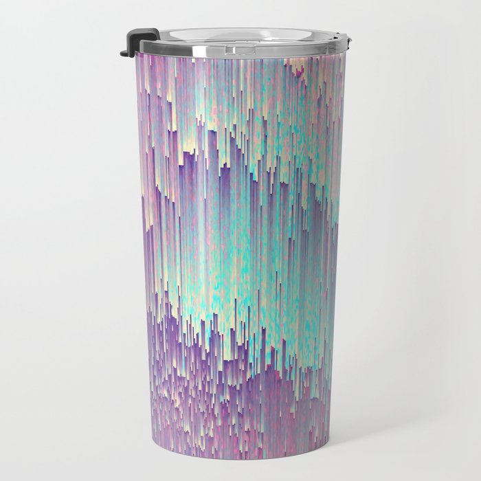 Iridescent Glitches Travel Mug Gallery Image 3