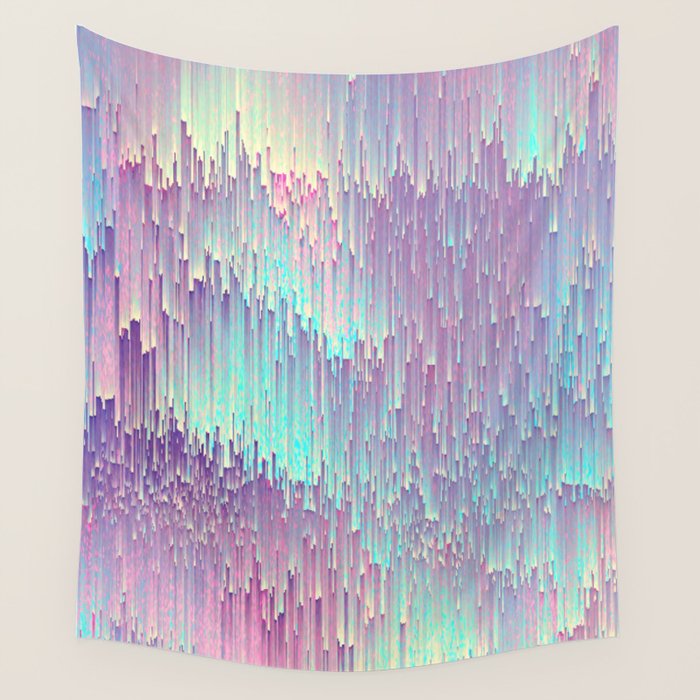 Iridescent Glitches Wall Tapestry Gallery Image 4