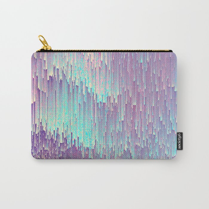 Iridescent Glitches Carry All Pouch Gallery Image 1