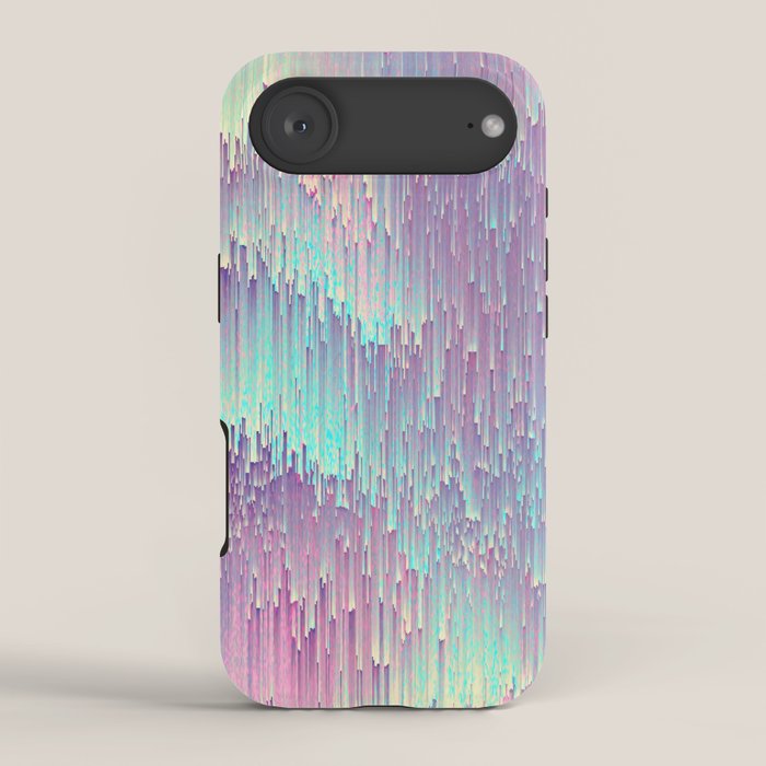 Iridescent Glitches iPhone Case Gallery Image 2