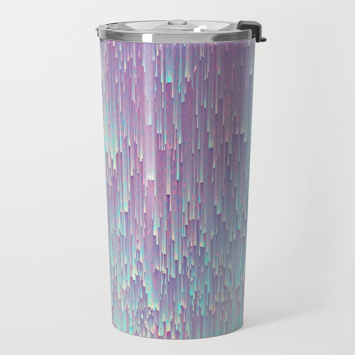 Iridescent Glitches Travel Mug Gallery Image 2