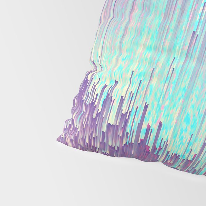 Iridescent Glitches Pillow Sham Gallery Image 4