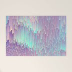 Iridescent Glitches Welcome Mat Gallery Image 1