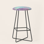 Iridescent Glitches Stool Gallery Image 1