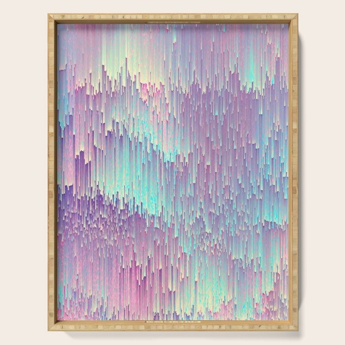 Iridescent Glitches Serving Tray Gallery Image 1