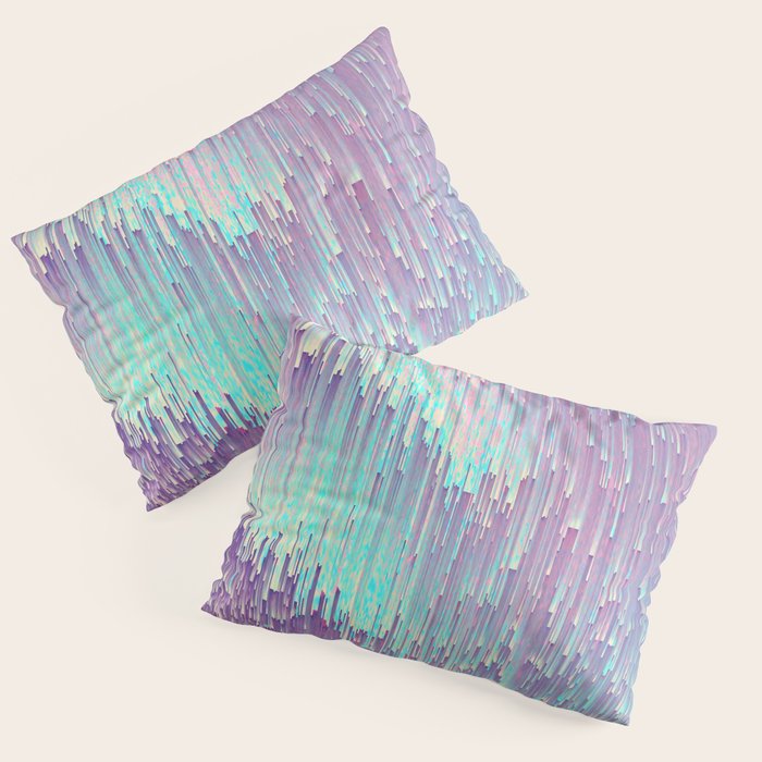 Iridescent Glitches Pillow Sham Gallery Image 3