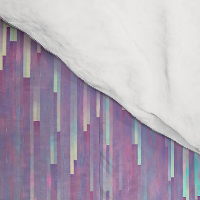 Iridescent Glitches Comforter Gallery Image 4
