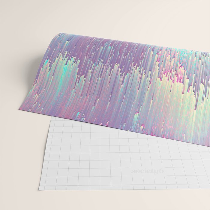Iridescent Glitches Wrapping Paper Gallery Image 2