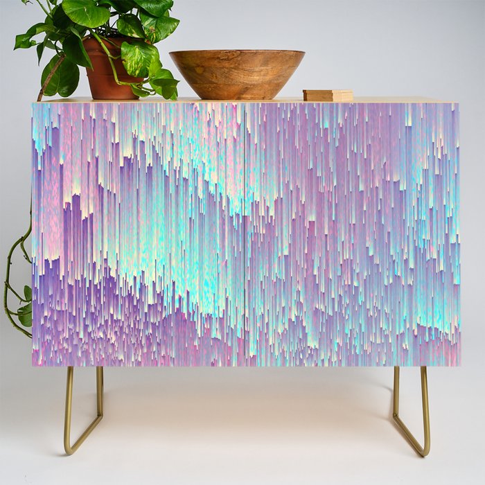 Iridescent Glitches Credenza Gallery Image 1