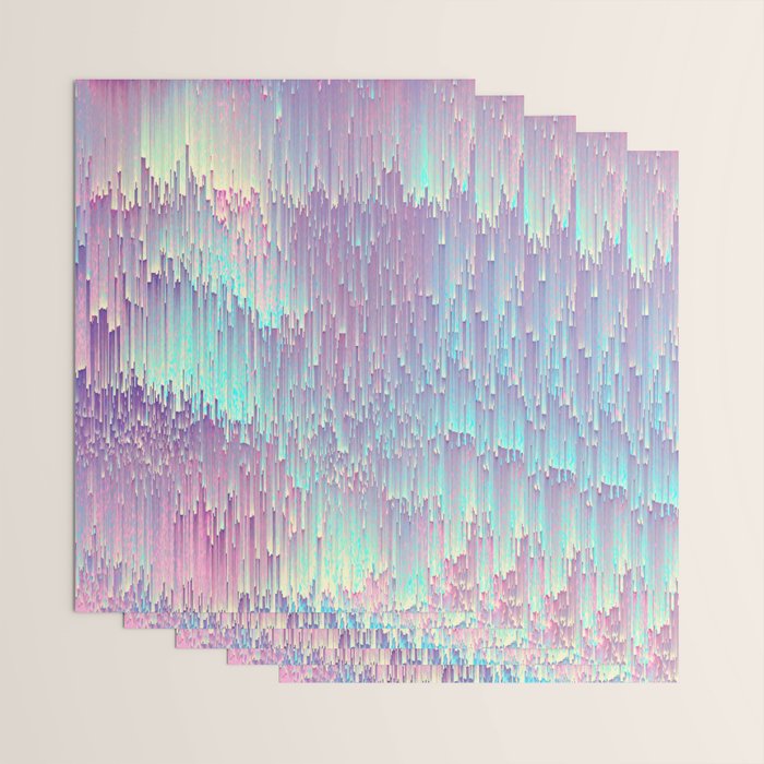 Iridescent Glitches Wrapping Paper Gallery Image 3
