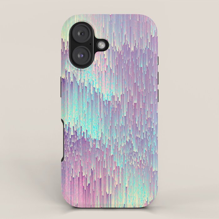 Iridescent Glitches iPhone Case Gallery Image 1