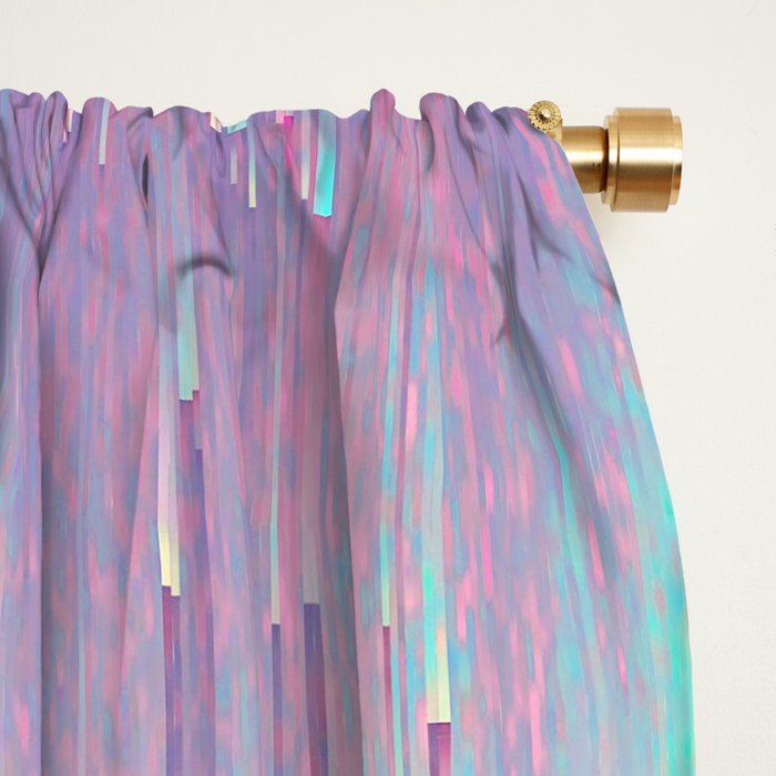 Iridescent Glitches Window Curtain Gallery Image 2