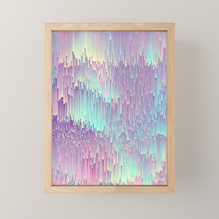Iridescent Glitches Mini Art Print Gallery Image 1
