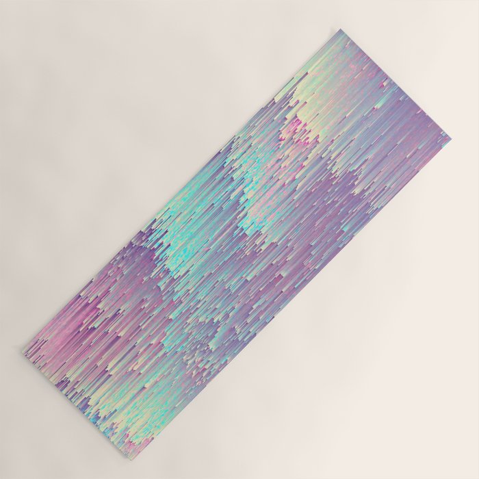 Iridescent Glitches Yoga Mat Gallery Image 1