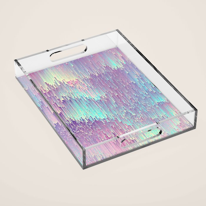 Iridescent Glitches Acrylic Tray Gallery Image 1