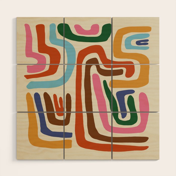Feeling flow Wood Wall Art Gallery Image 1
