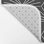 SUN TILE CHARCOAL Bath Mat Gallery Image 2