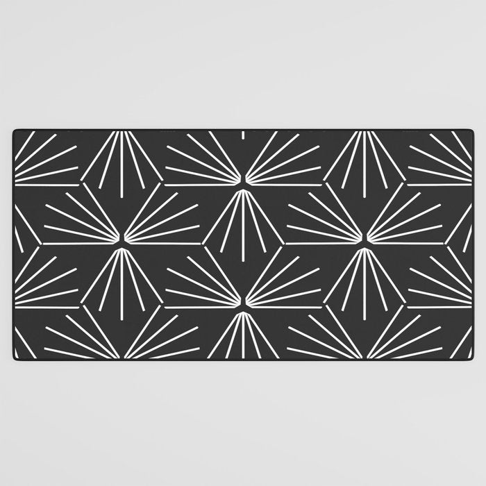 SUN TILE CHARCOAL Desk Mat Gallery Image 3