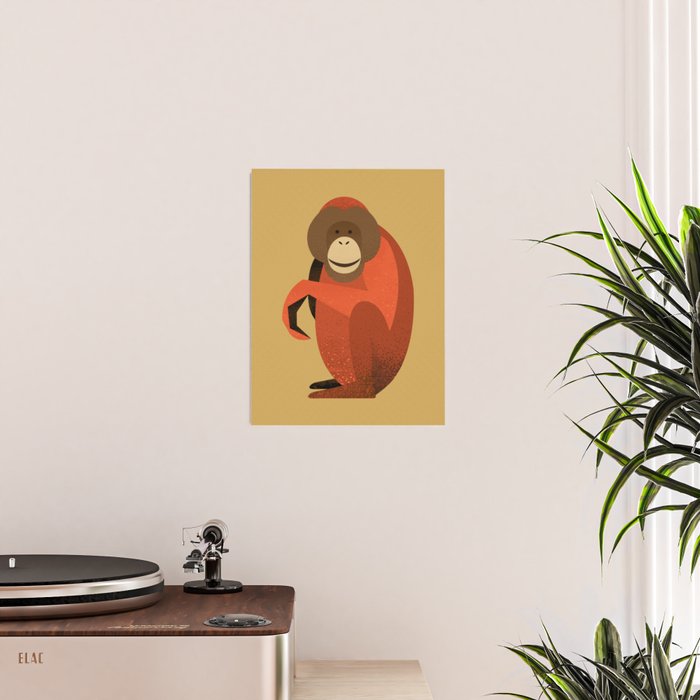 Whimsy Orangutan Poster Gallery Image 2