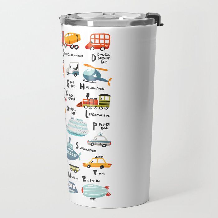Beep Beep Alphabet Travel Mug Gallery Image 2