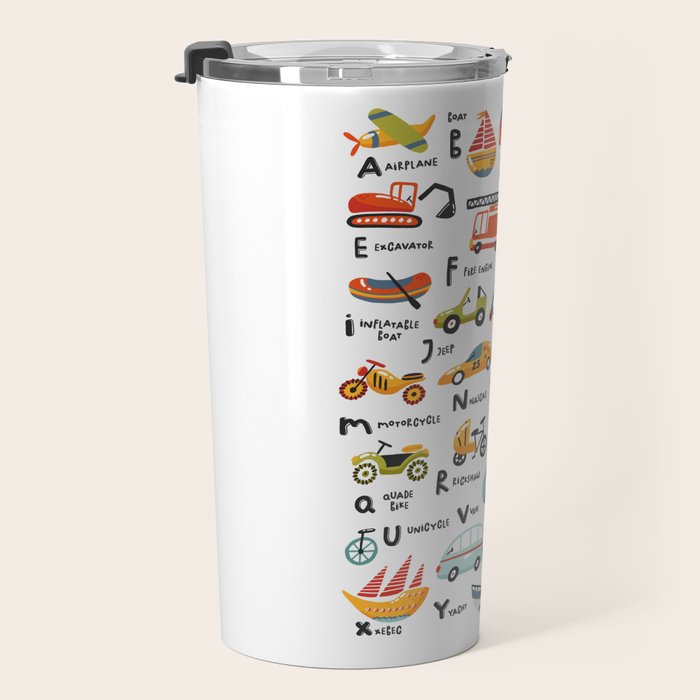 Beep Beep Alphabet Travel Mug Gallery Image 3