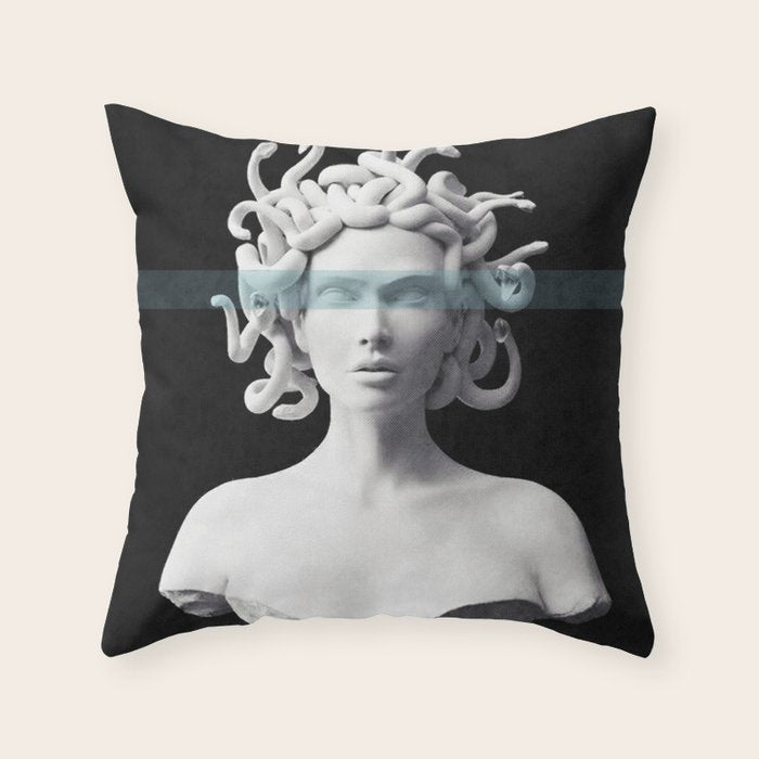 Medusa Throw Pillow Gallery Image 6