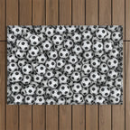 Soccer balls Outdoor Rug Gallery Image 1
