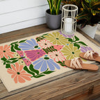 New Beginning - Floral Bird and Butterfly Outdoor Rug Gallery Image 2