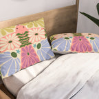 New Beginning - Floral Bird and Butterfly Pillow Sham Gallery Image 2