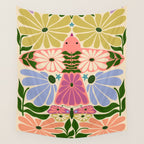 New Beginning - Floral Bird and Butterfly Wall Tapestry Gallery Image 4