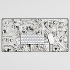 1932 Night-Club Map of Harlem, NY Centerfold from Manhattan Weekly by Elmer Simms Campbell Desk Mat Gallery Image 1